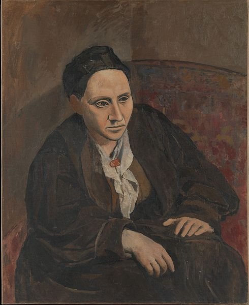 Pablo Picasso, Portrait of Gertrude Stein, 1905-06