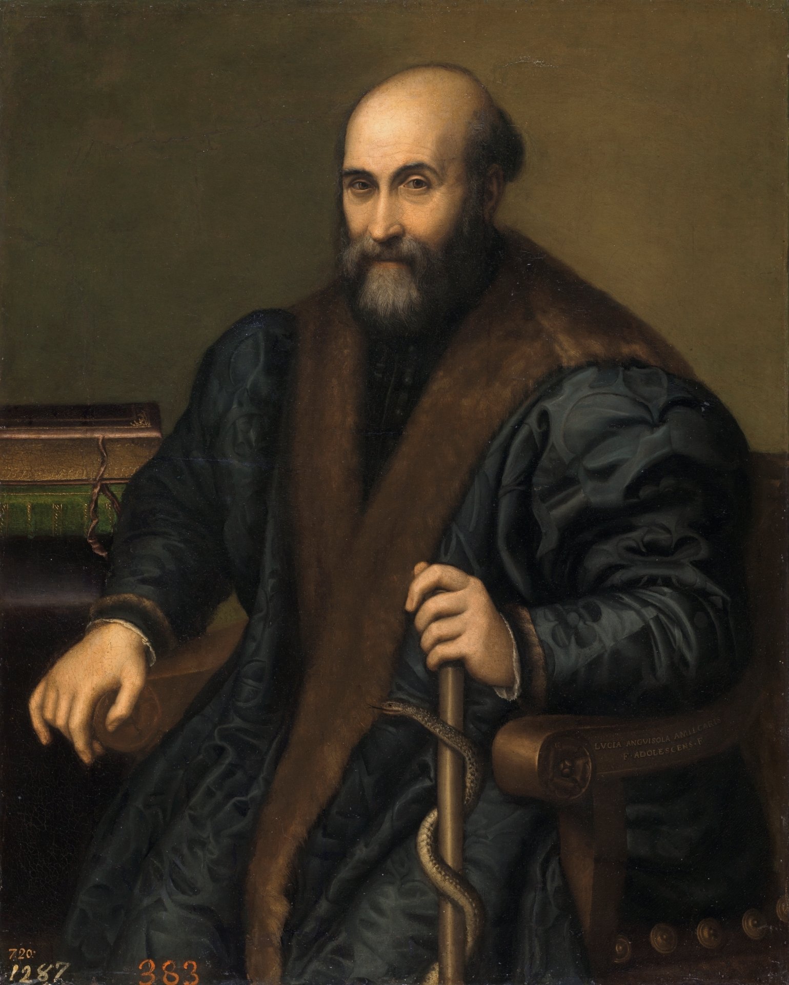 LUCIA ANGUISSOLA (1536-1565), PORTRAIT OF PIETRO MANNA, 1557, MUSEO DEL PRADO, MADRID, SPAIN