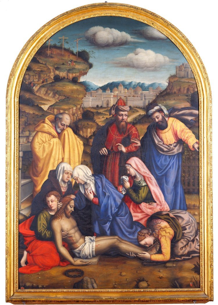 PLAUTILLA NELLI (1524–1588),THE LAMENTATION, UNDATED, MUSEO DI SAN MARCO, FLORENCE. ITALY