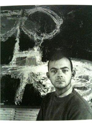 Cy Twombly at Black Mountain College, North Carolina in the 50s.