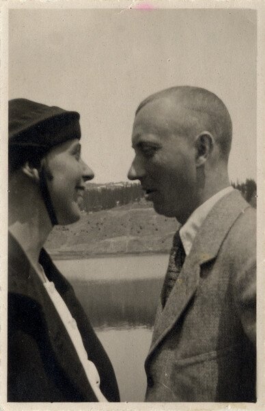Sophie Taeuber-Arp and Hans Arp in 1918