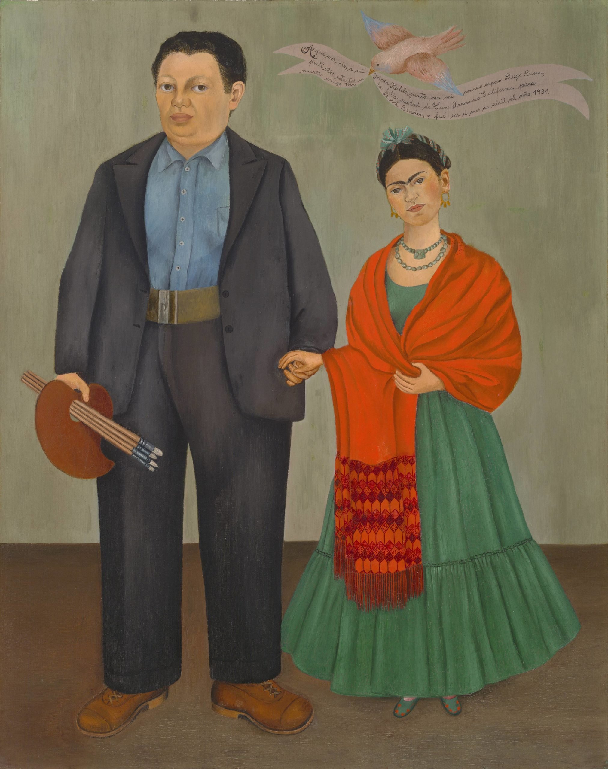 Frida Kahlo, Frida and Diego Rivera,  1931