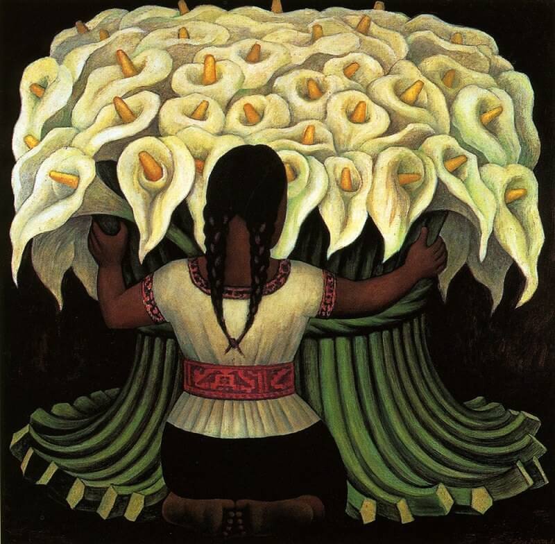 Diego Rivera, The Flower Vendor, 1934