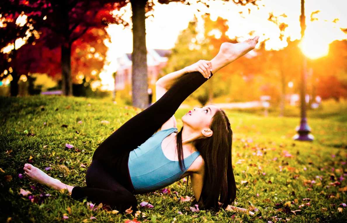 Dancing in the leaves