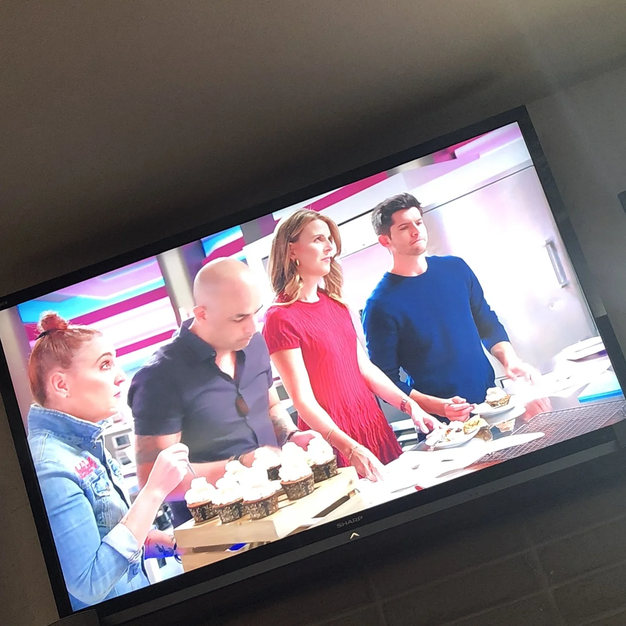 They ate our cupcakes....SURREAL to say the least.