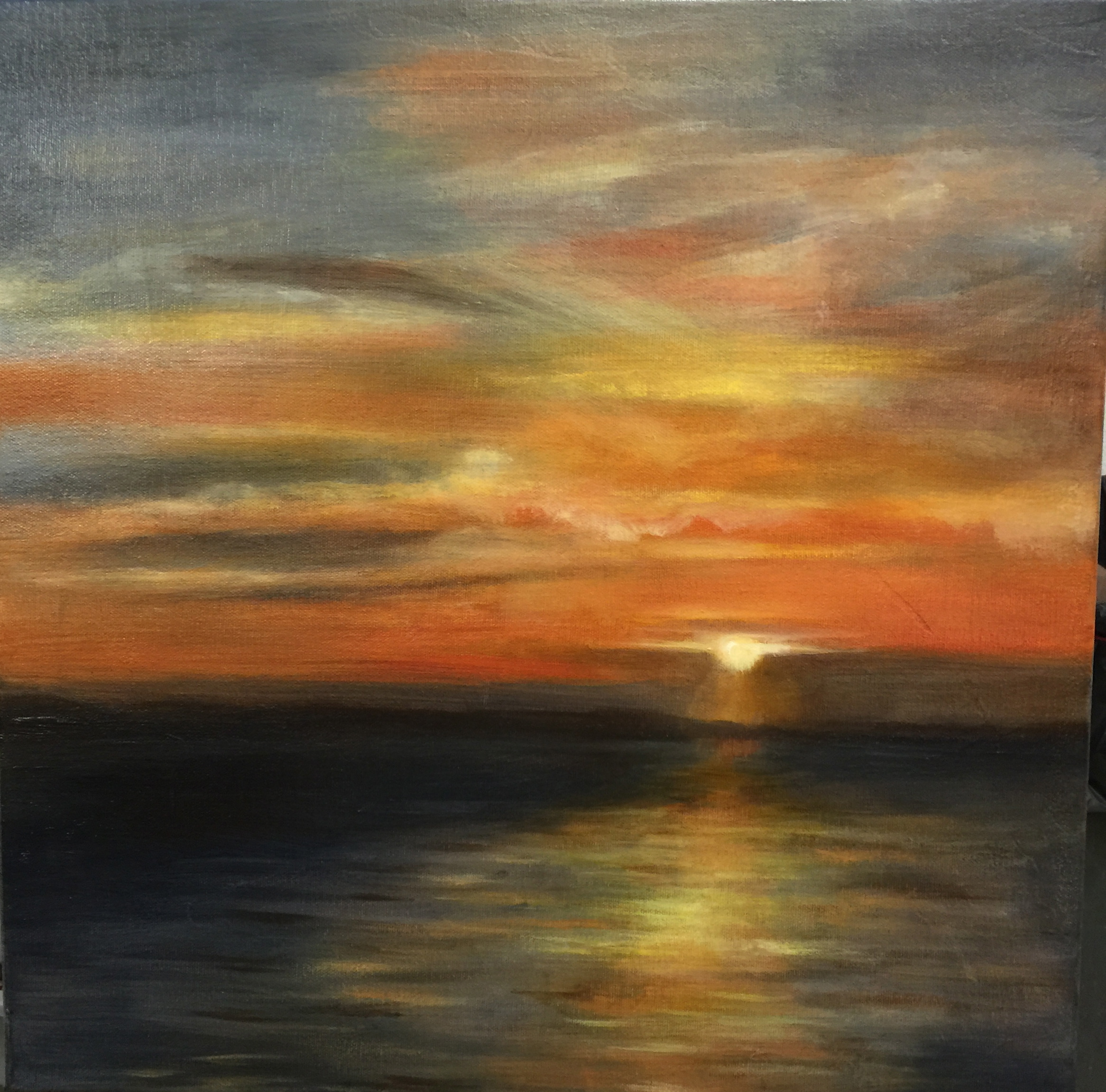 Florida Sunset 18x18 F