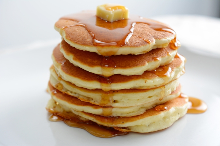 Pancakes by Chef Wylie Dufresne of Du's Donuts and coffee in Brooklyn, NY
