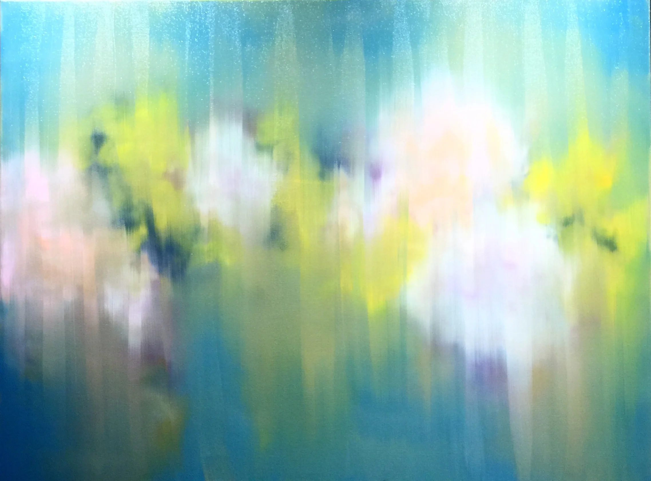 "I Woke Up Eyes Blurry From Dreaming of You" 30" x 40"