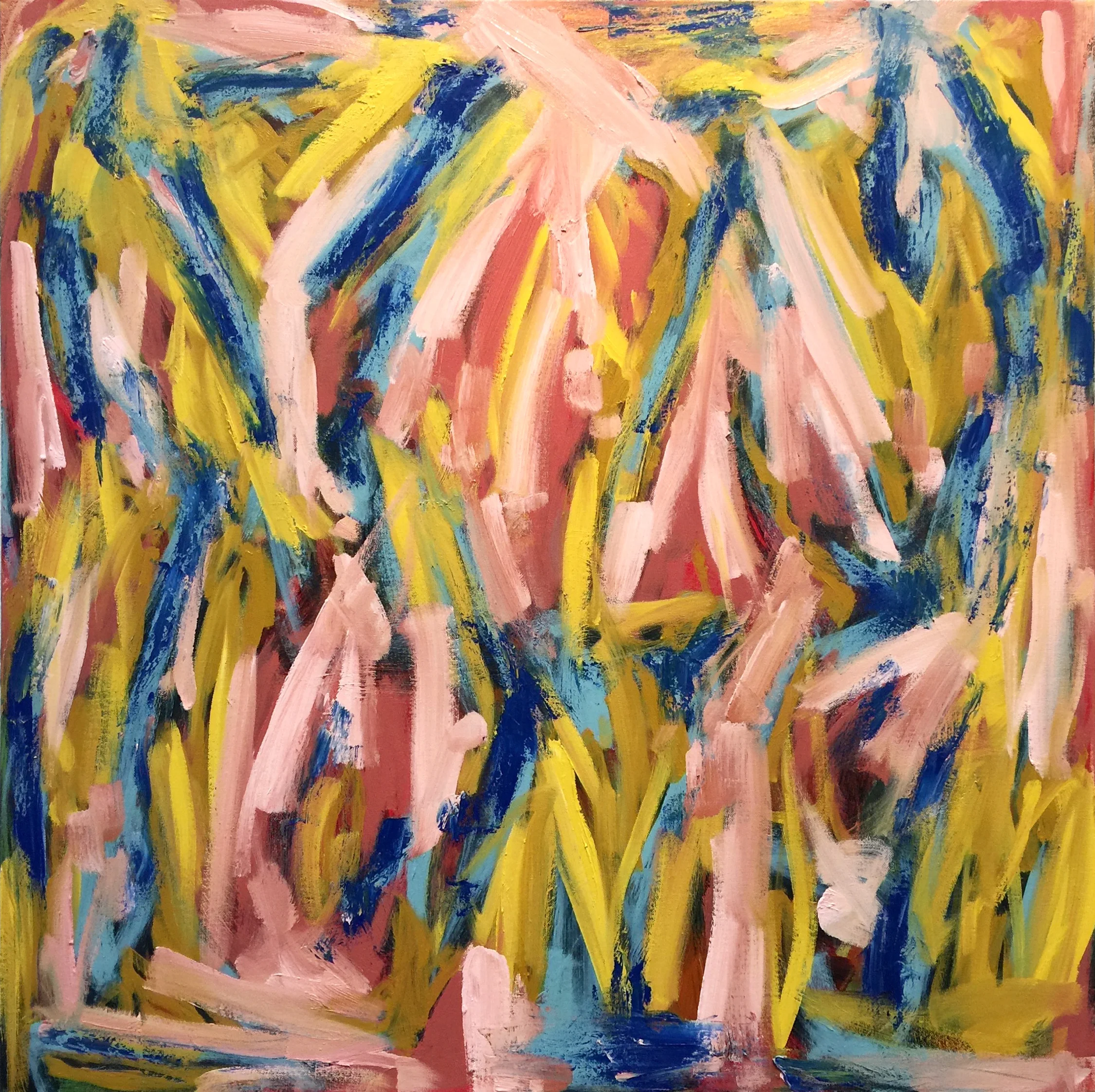 "The Ecstasy of St. Catherine" 36" x 36"