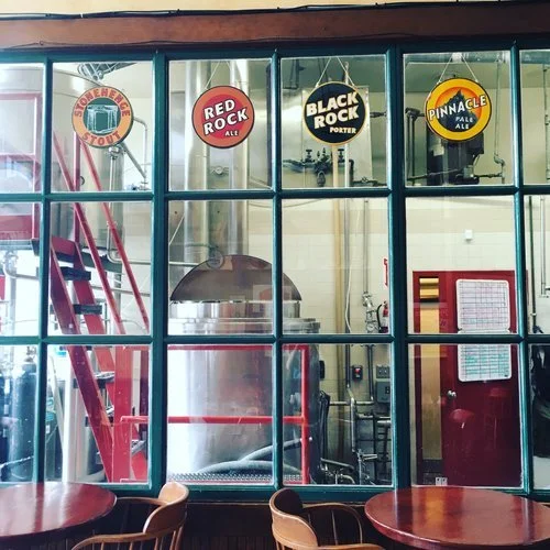 View from Pub to Brewery