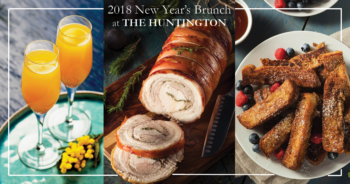 Celebrate the new year with friends and family at a very special New Year's brunch buffet at The Huntington. Dine al fresco under the splendid dome of the Rose Hills Foundation Garden Court. Join us on Monday, Jan. 1 for an incredible array of savory dishes, sweet treats, and endless mimosas! Two seating times are available: 9:00 a.m. and 12:30 p.m. $100 per adult, and $50 per child 2 to 10 years old. Monday, January 1, 2018 Rose Hills Foundation Garden Court Seatings at 9 a.m. and 12:30 p.m. Reservations Required $100 for adults (includes endless mimosas) / $50 for children (ages 2-10, under 2 free) Admission to the grounds not required to attend brunch and brunch tickets to do not include admission to the grounds. Day passes to The Huntington can be purchased separately at the front entrance.