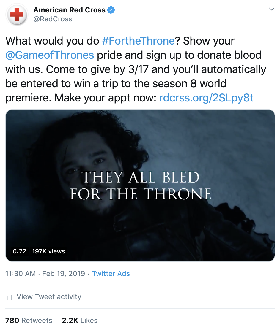 Game of Thrones Partnership