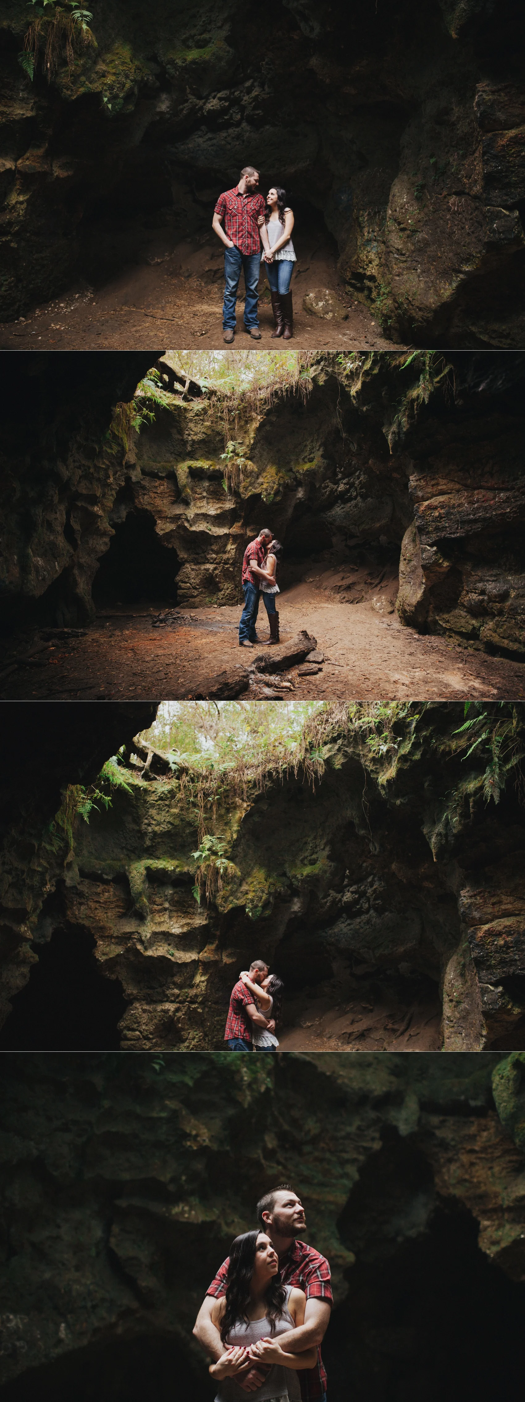 tampa outdoor hiking cave engagement session-2