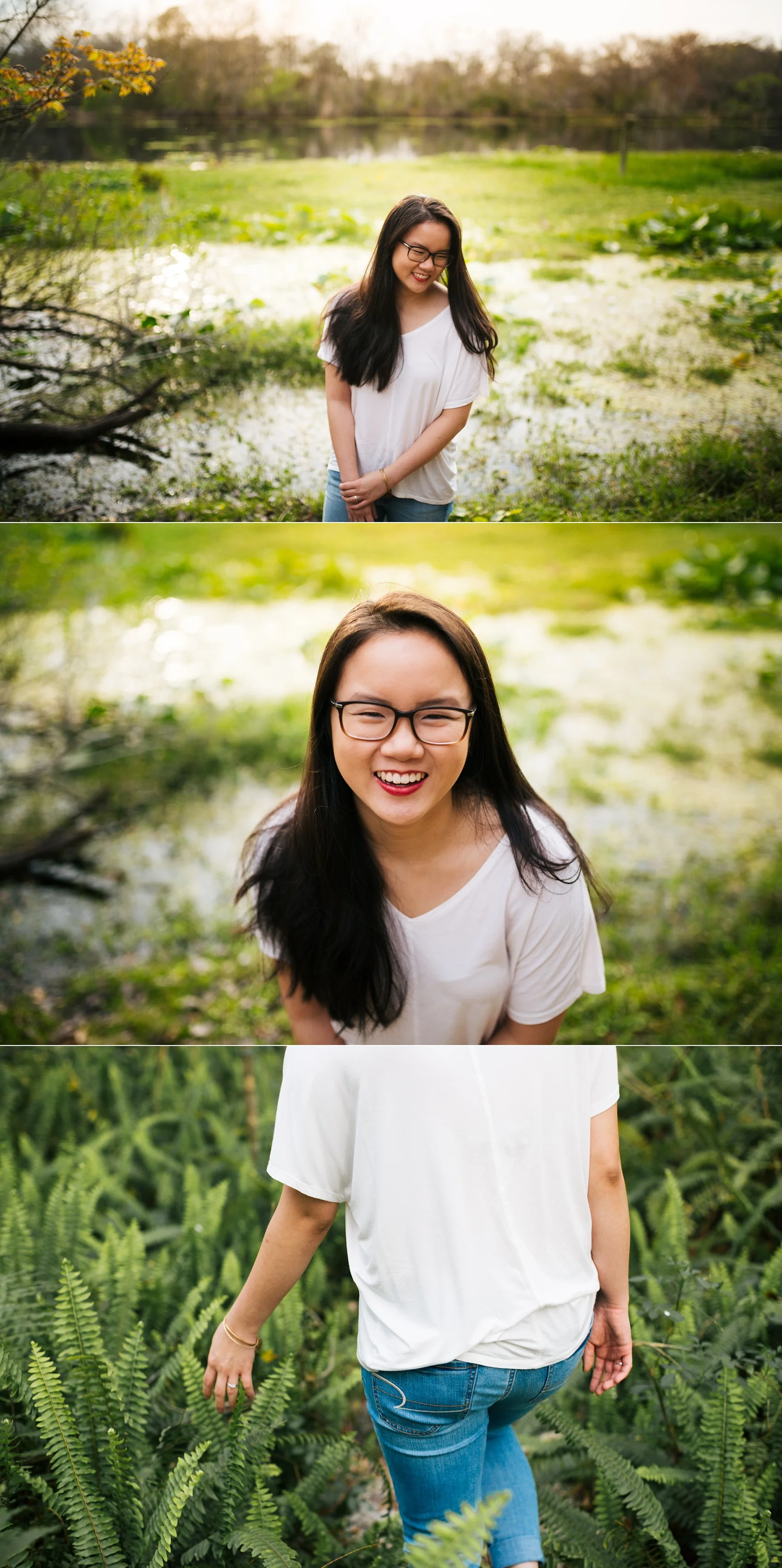 tampa bay nature woodsy senior portraits jade-1