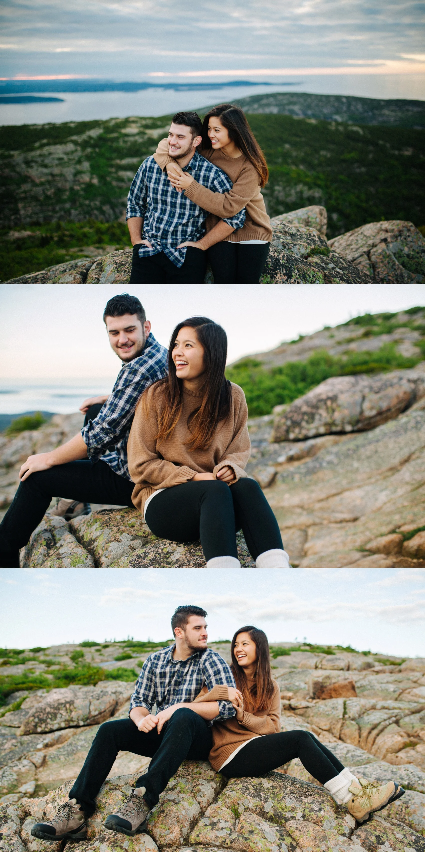 jake and jill acacdia national park engagement session cadillac mountain engagement session jordan pond engagement session maine engagement session jake and katie_0016