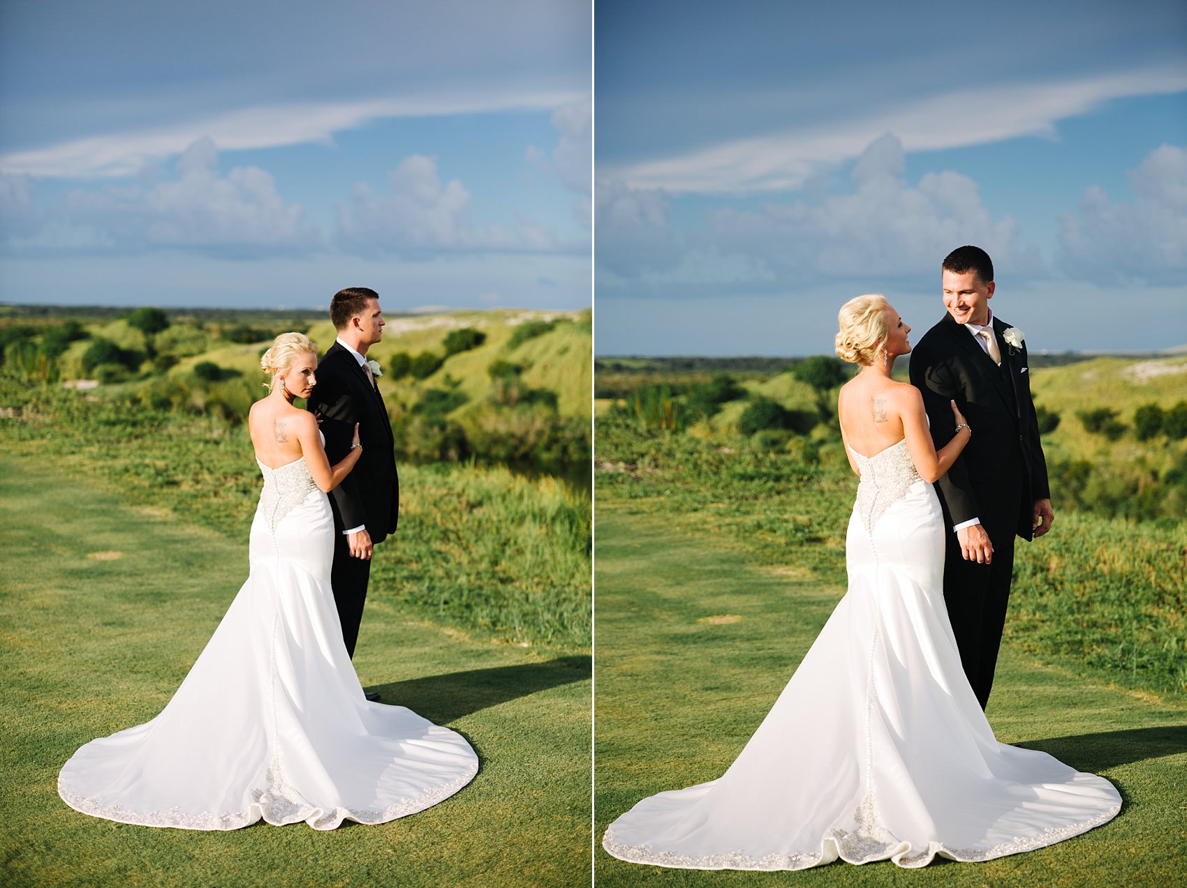 streamsong resort wedding: bride & groom portraits