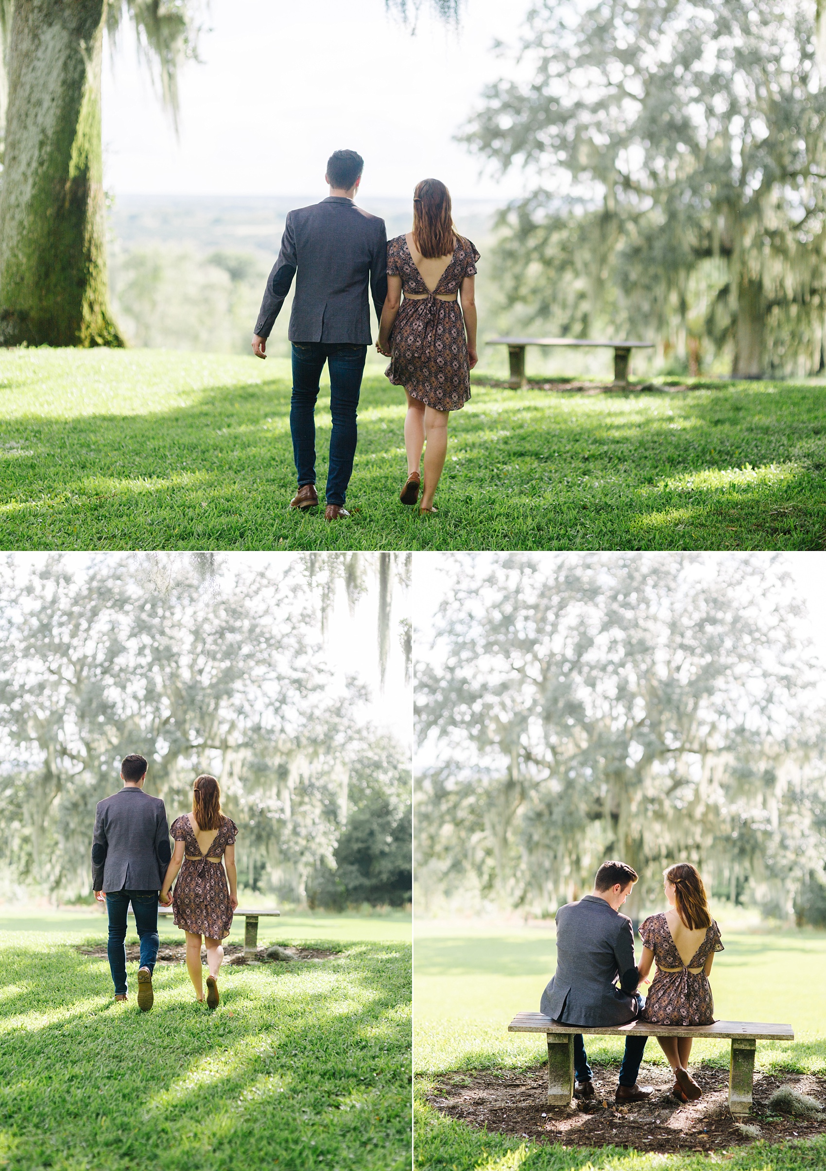 bok tower proposal bok tower engagement session