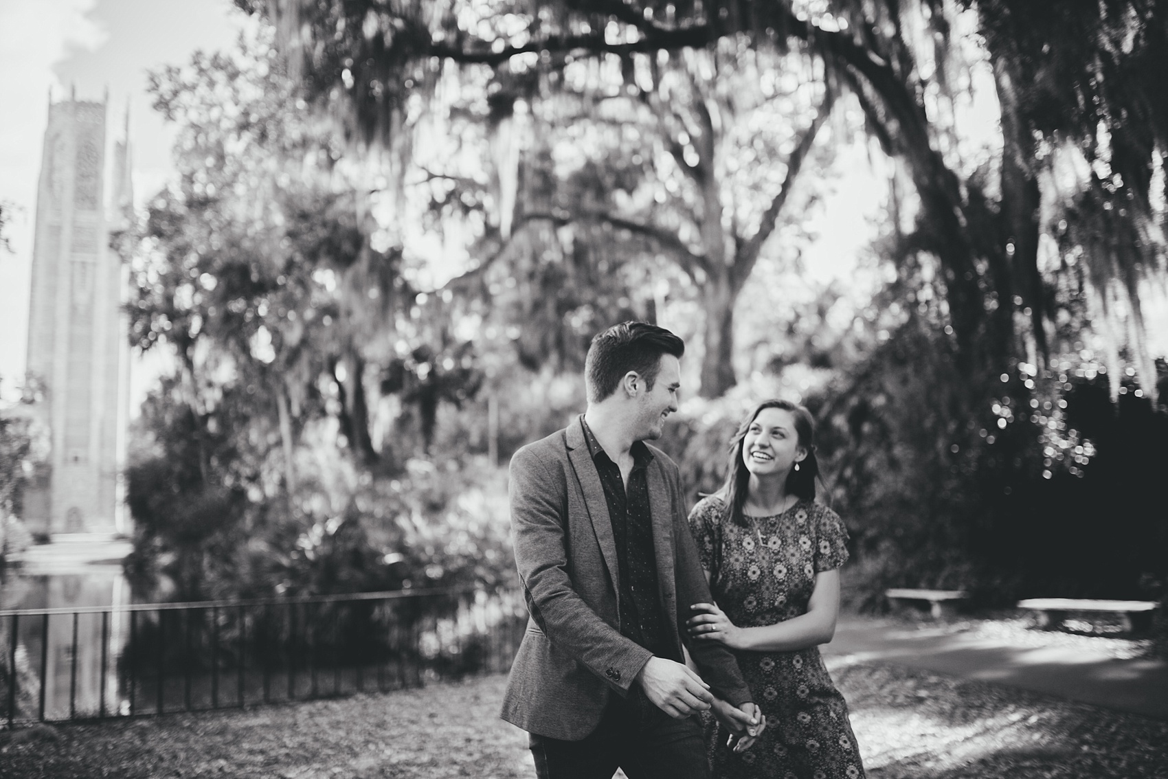 bok tower proposal bok tower engagement session