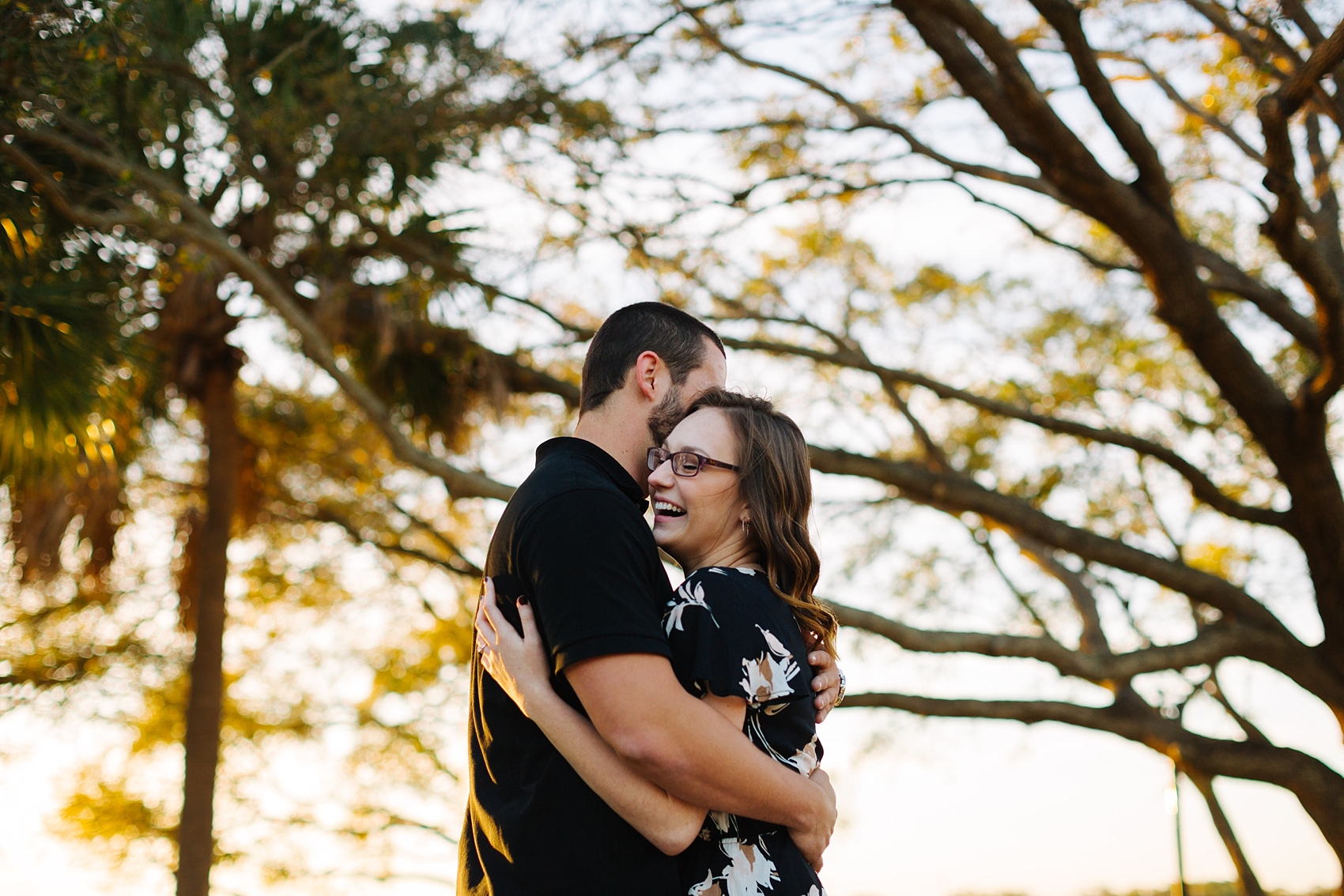 water works park tampa engagement photos