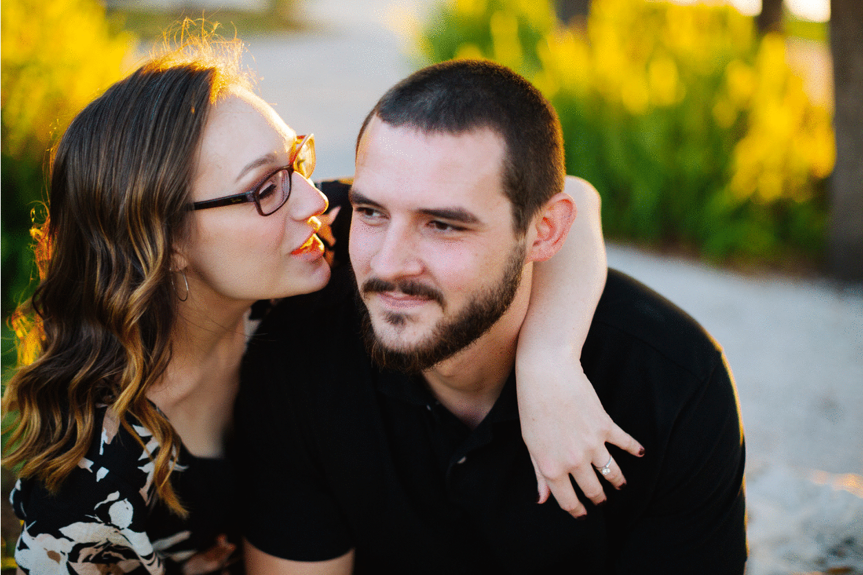 water works park tampa engagement photos