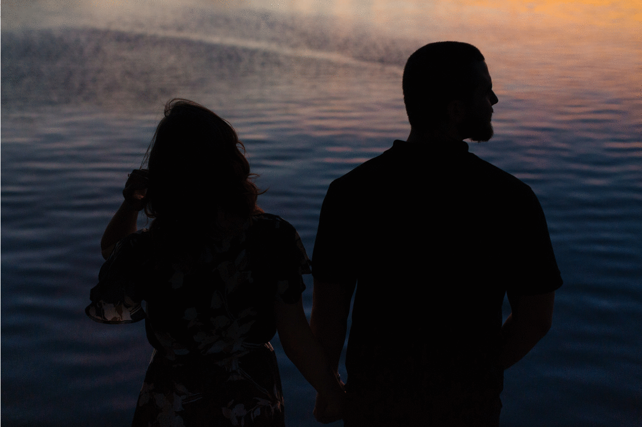 water works park tampa engagement photos