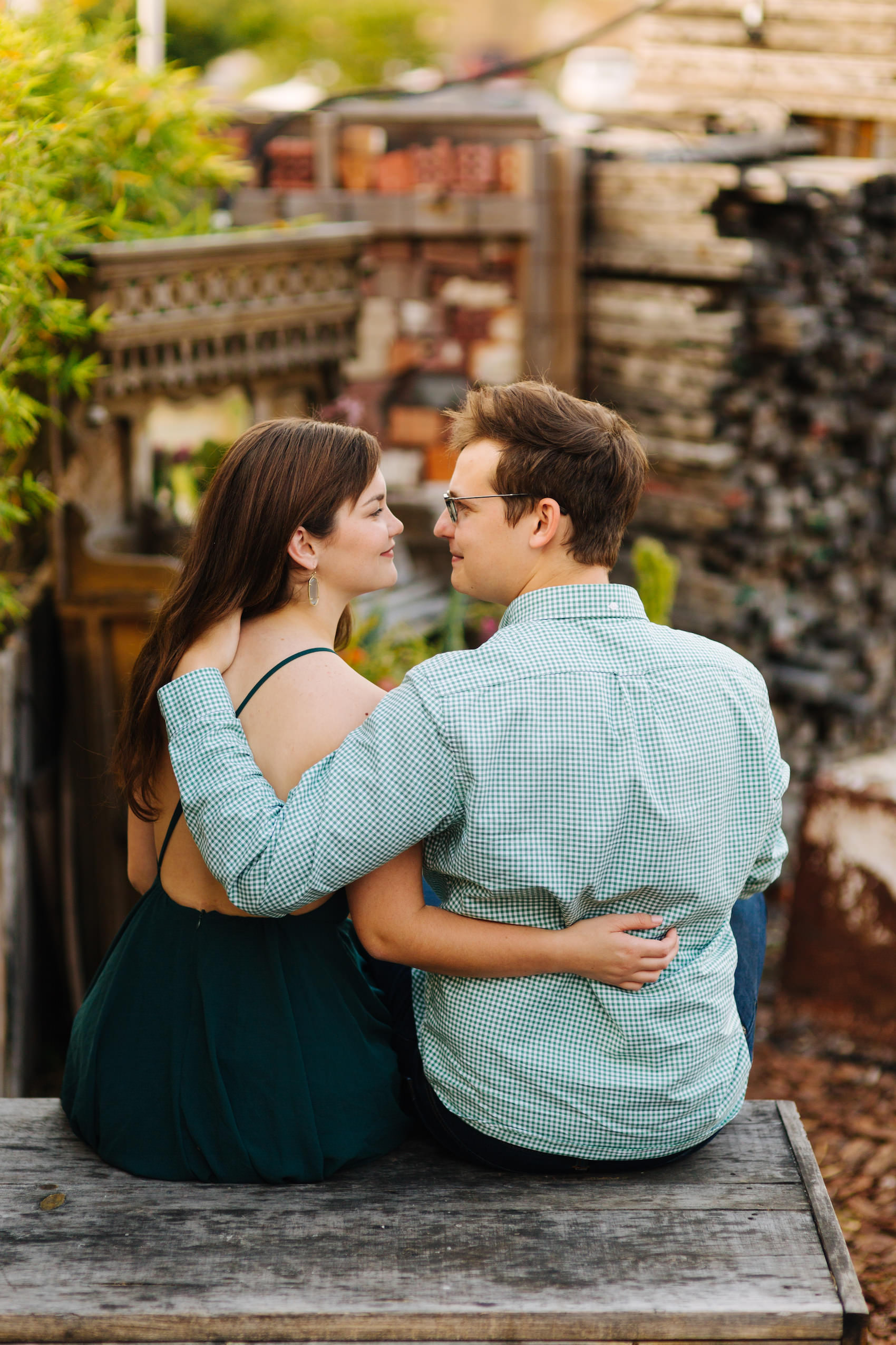 801 E Main engagement photos The Poor Porker engagement photos Jake & Katie Photography