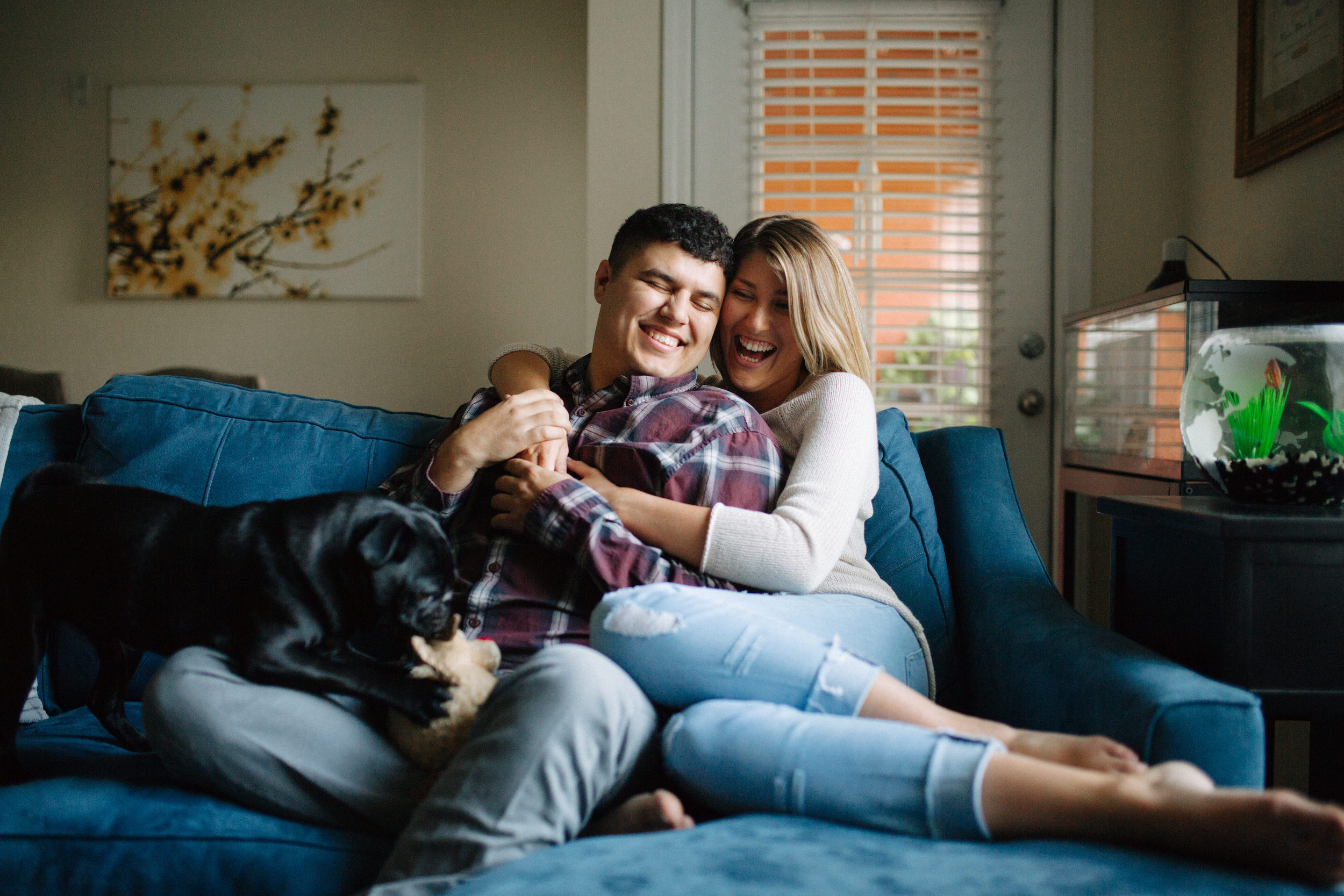 At Home Engagement Session with Daniel and Lily by Jake and Katie Photography Tampa Florida