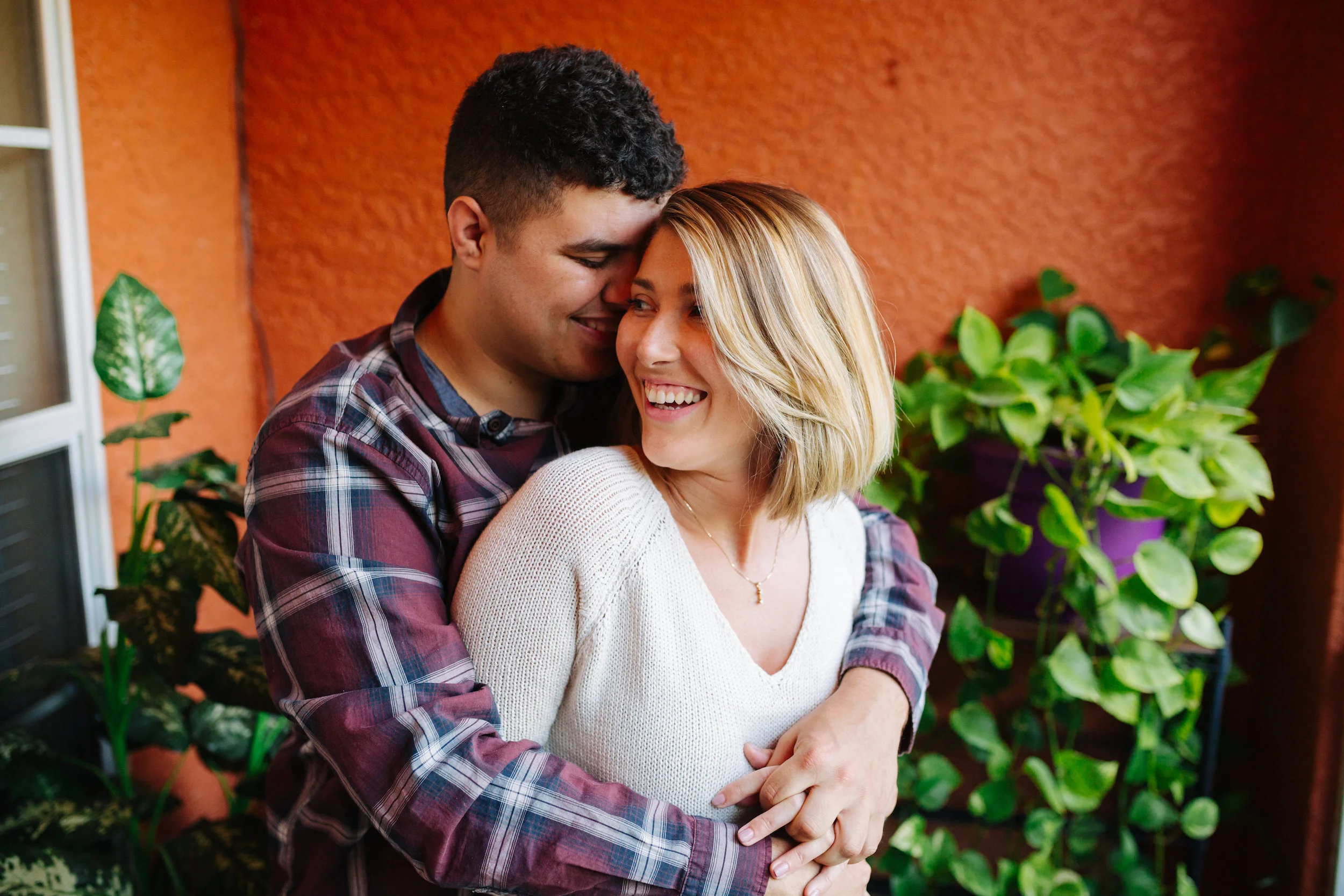 At Home Engagement Session with Daniel and Lily by Jake and Katie Photography Tampa Florida