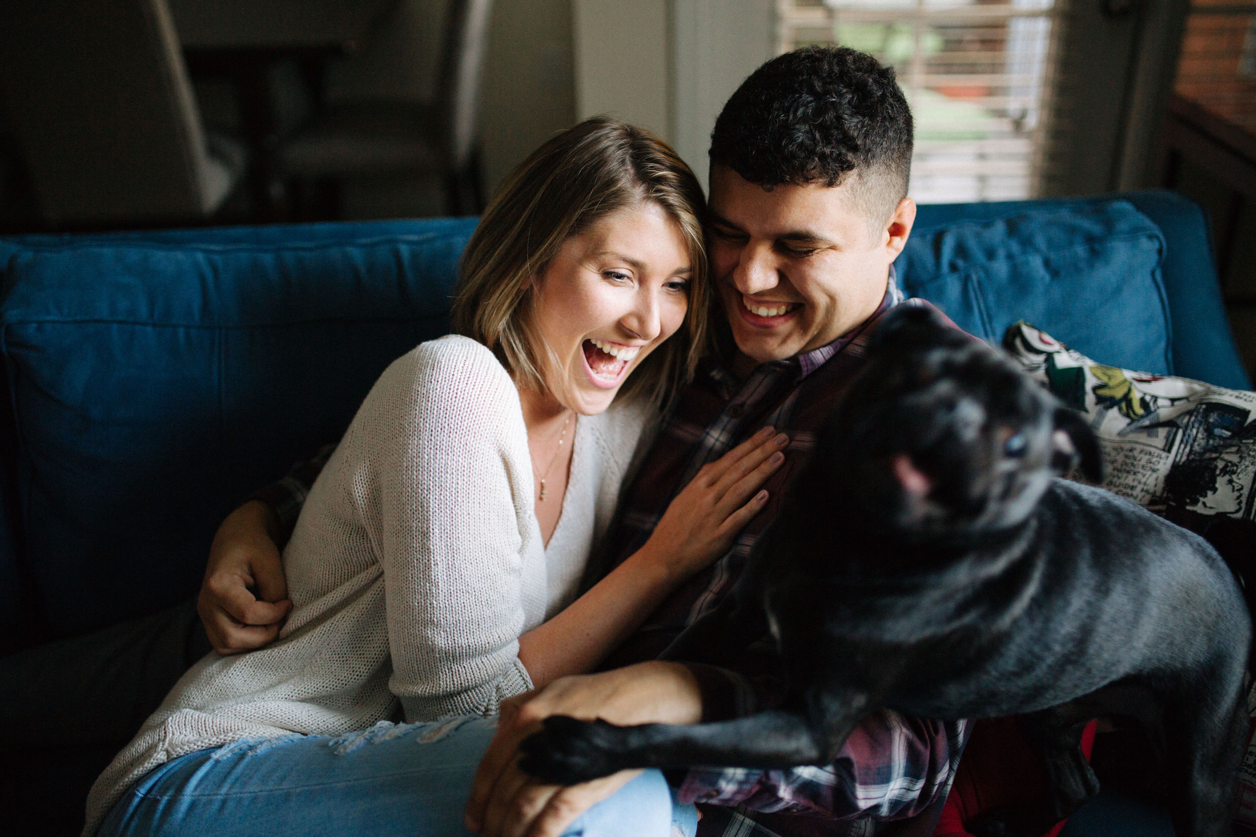 At Home Engagement Session with Daniel and Lily by Jake and Katie Photography Tampa Florida