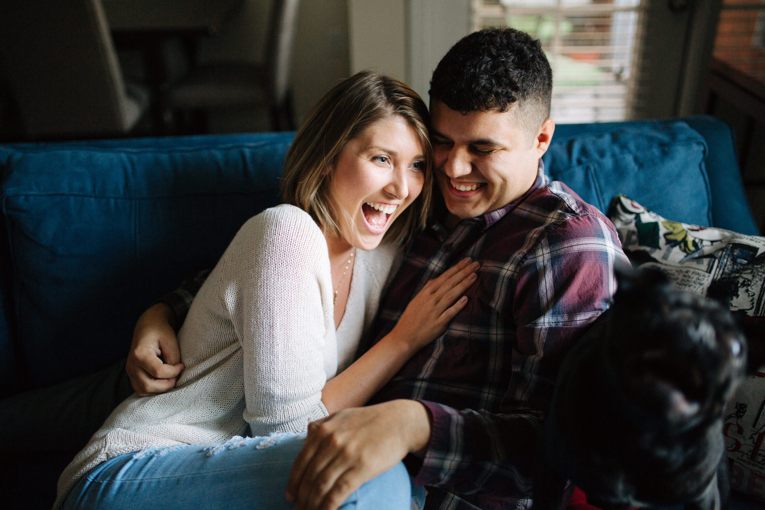 At Home Engagement Session with Daniel and Lily by Jake and Katie Photography Tampa Florida