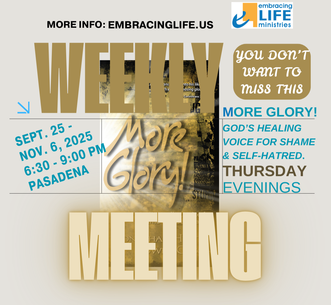 More Glory: God's Healing Voice For Shame & Self-Hatred