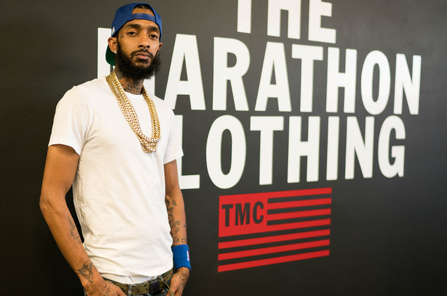 Nipsey Hussle at His Marathon Clothing Store in the Crenshaw District (Photo by: Billboard)