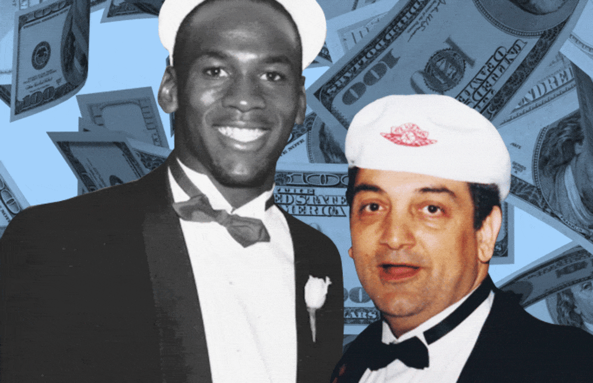Sonny Vaccaro and Michael Jordan built an admirable relationship during his tenure with Nike Inc. (Photo by: Complex)