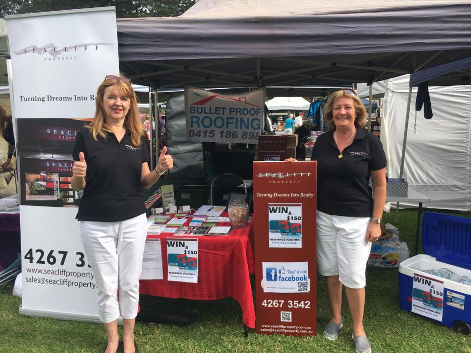 Barbara & Gail at our Seaside Stall