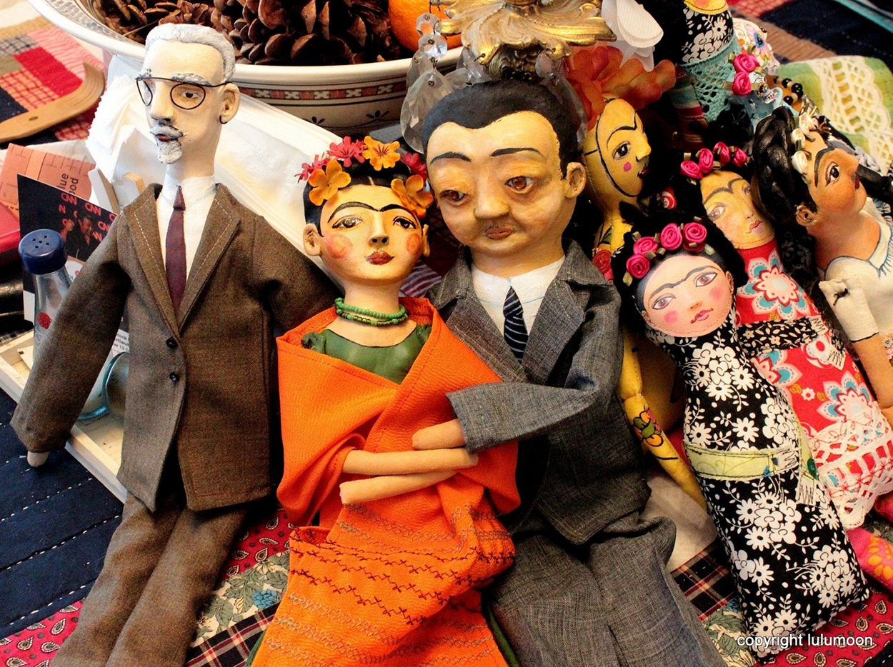 Frida and Diego and friends
