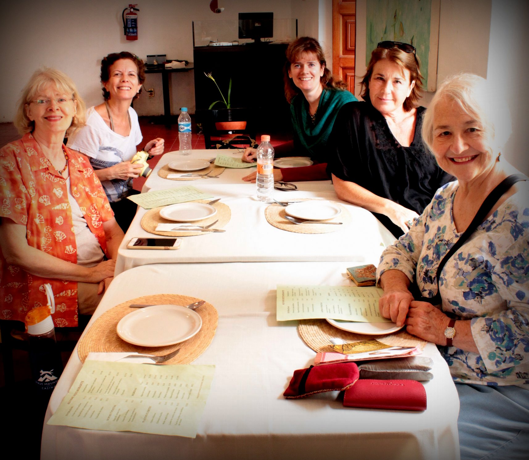 My beautiful friends Sally, Wendy, Janet, Jan, and Diane