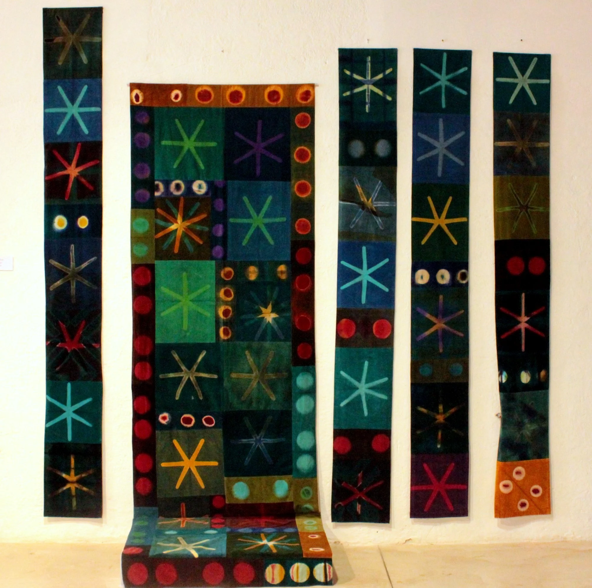 Dyework on velvet by a Swedish artist.