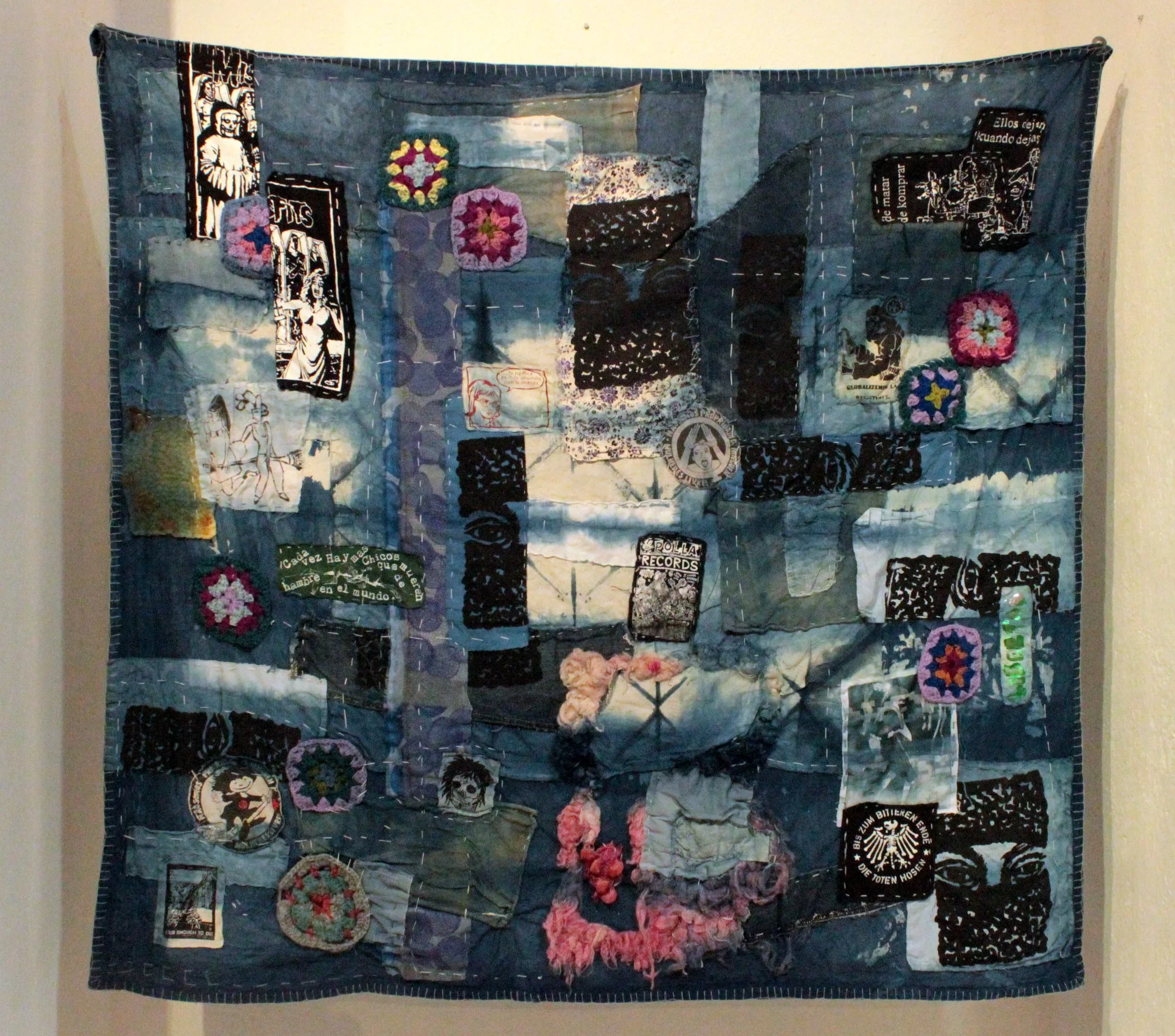 Love the title of this piece: Boro rebelde - Rebel Boro! by Argentine artist Paulina González Villán
