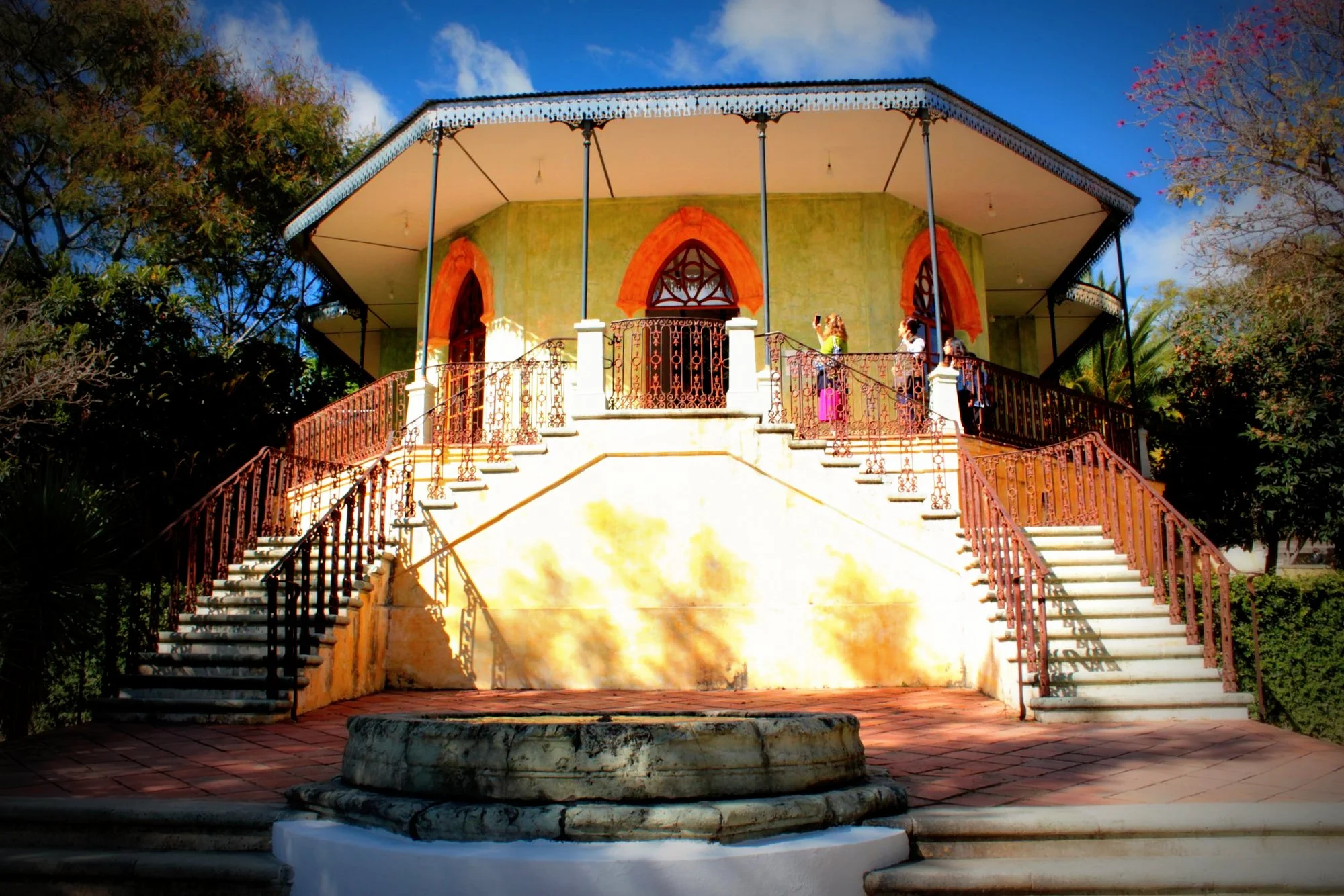 The folly, located outside the main building of the hacienda.