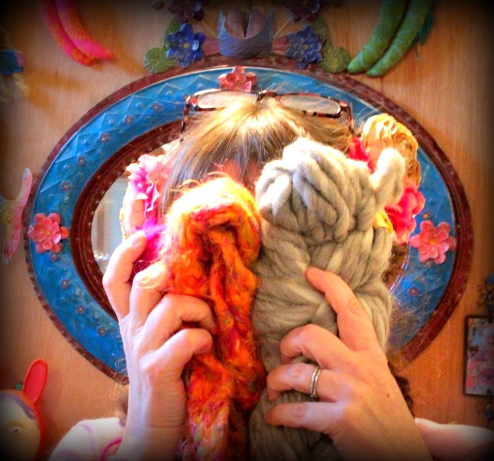 Going all the way with luscious yarn!