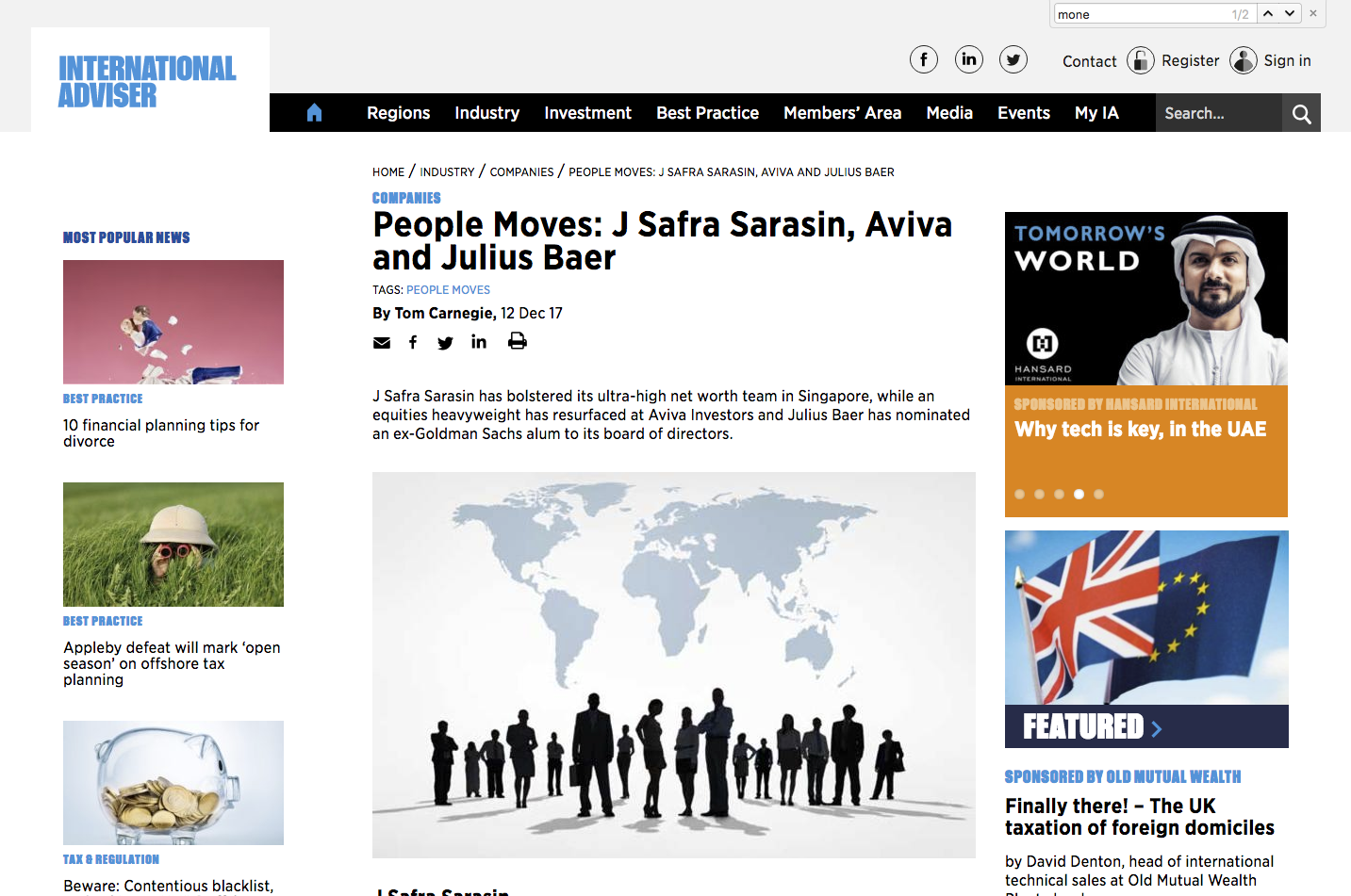 International Adviser
