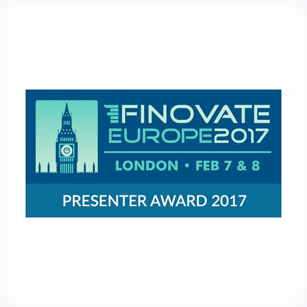 Finovate Presenter Award 2017