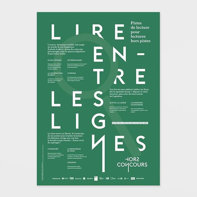 Poster pour le prix de litt&eacute;rature ind&eacute;pendante Hors Concours #prixhorsconcours #acad&eacute;miehorsconcours #horsconcours2018 #horsconcours #graphicdesign #posterdesign #designgraphic #designgraphique