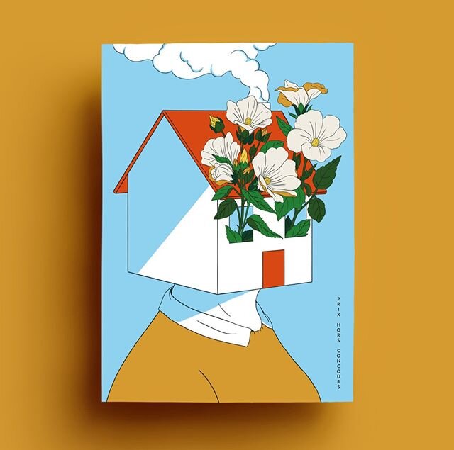 Meanwhile, in our homes, we are growing roots and blooming flowers. Creativity from confinement... more to come! #stayhome⠀⠀⠀⠀⠀⠀⠀⠀⠀
&laquo; Visual identity for @PrixHorsConcours 2019 &copy; illustration by @cdaura &raquo; #prixhorsconcours #horsconco