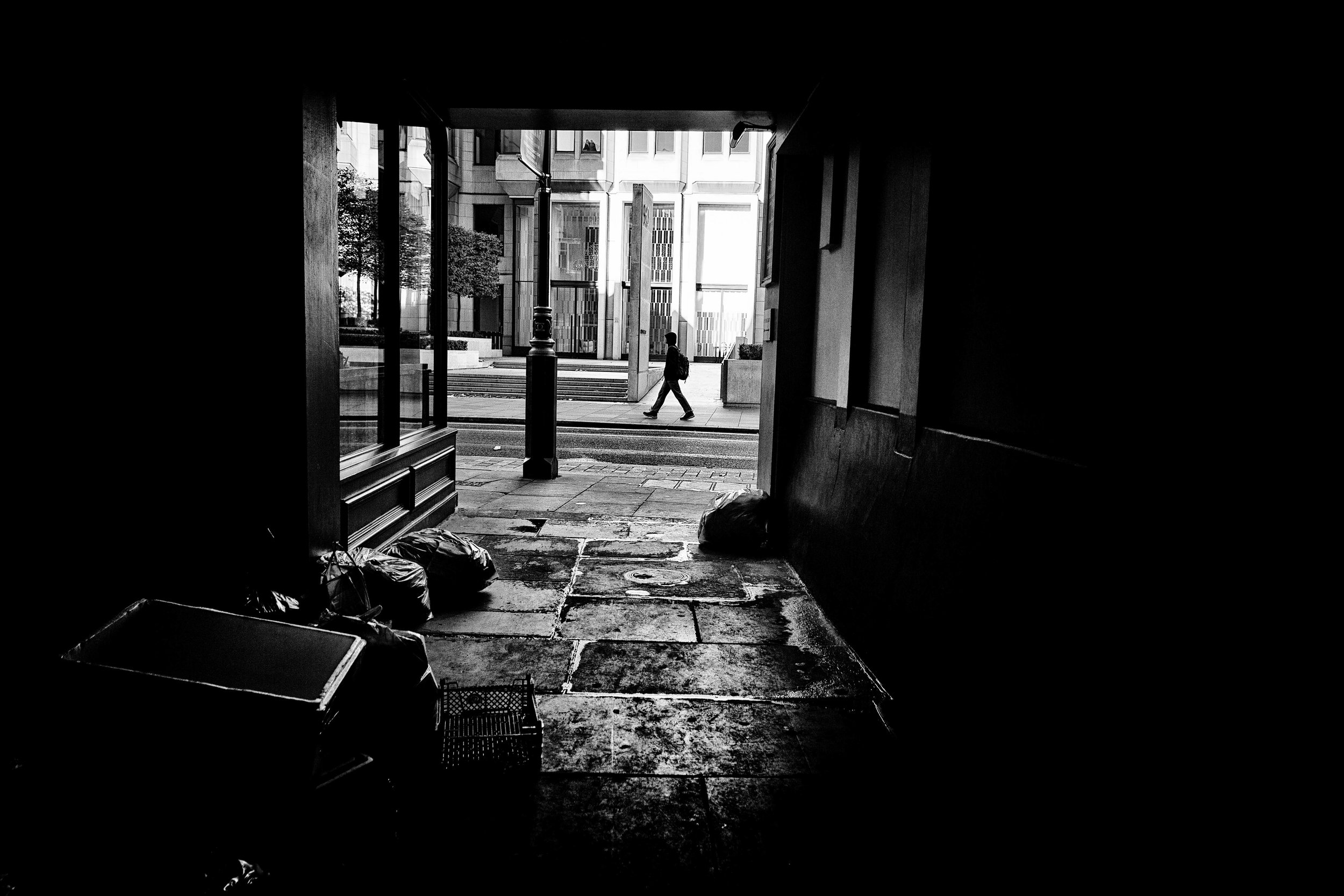 Broad Court Silhouette - London, England. November 2016