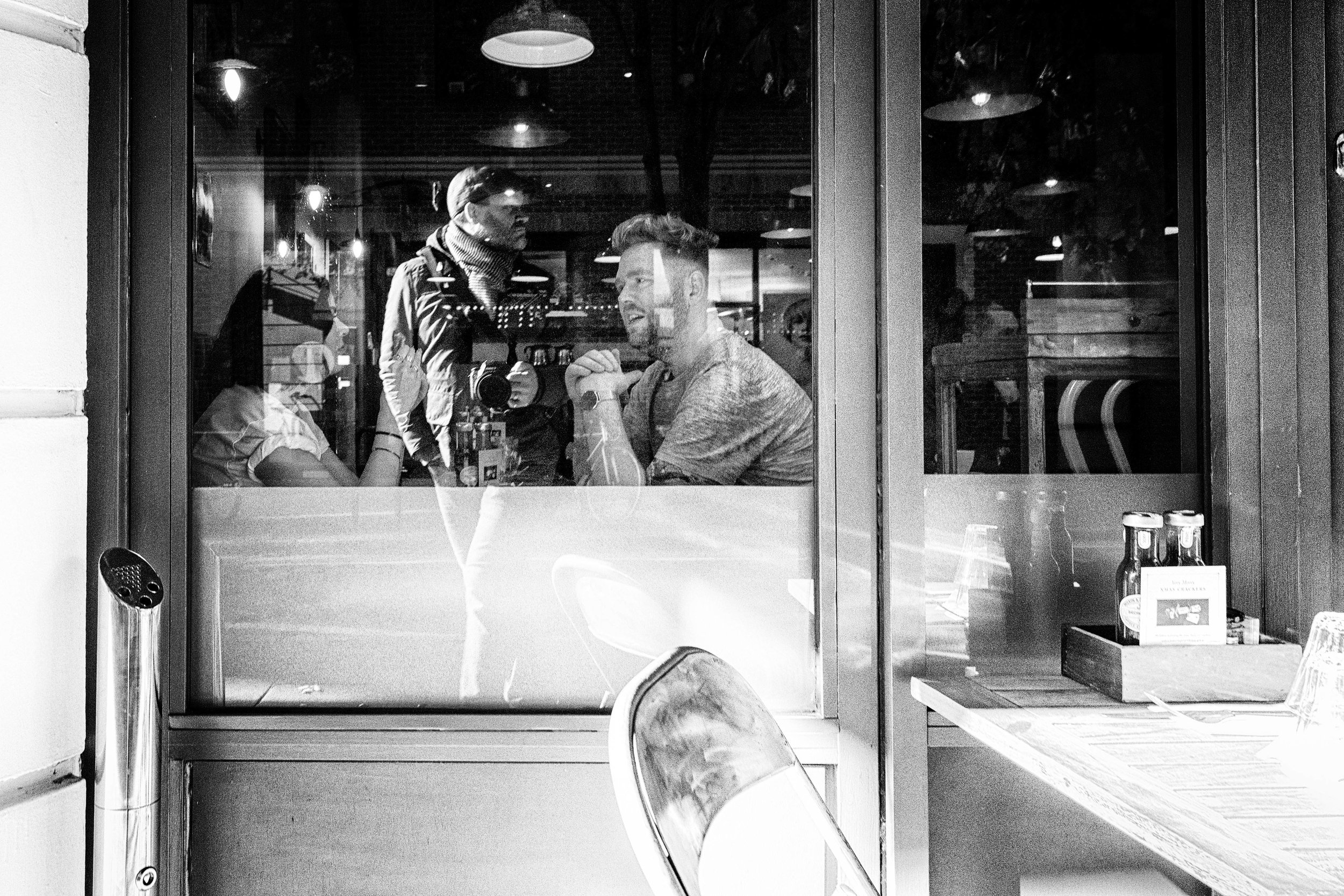 Coffee with the street photographer. London November 2016