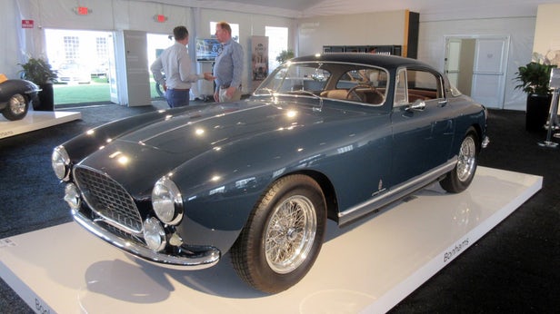 One of just two examples built with factory competition features, this 1955 Ferrari 250 Europa GT Alloy with coachwork by Pinin Farina, sold for $2,227,500 | Official Auction Page(Credit:Somer Hooker)