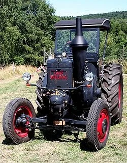 The Lanz Bulldog was one of the most popular German tractors, with over 220,000 of them produced in its long production life. The name "Bulldog" is widely used in Germany as a synonym for tractors even today, especially in Bavaria .