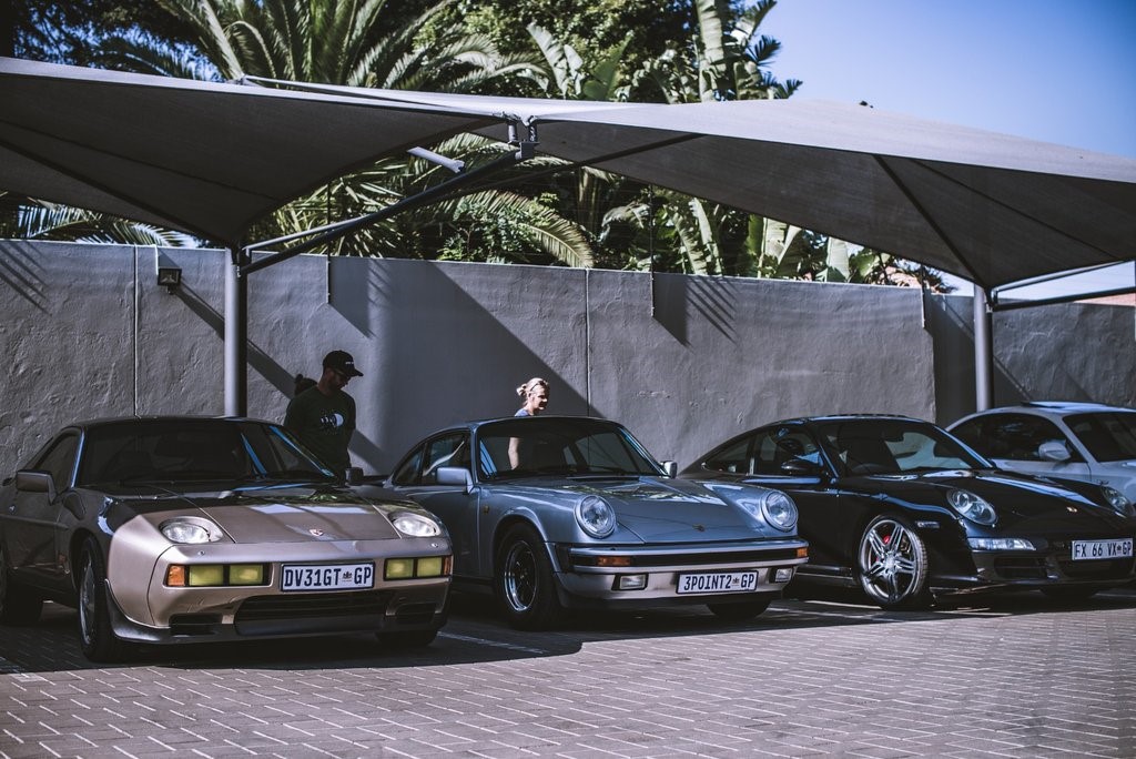 There was no shortage of Porsches of all flavours - 928 meets 930 and 997.