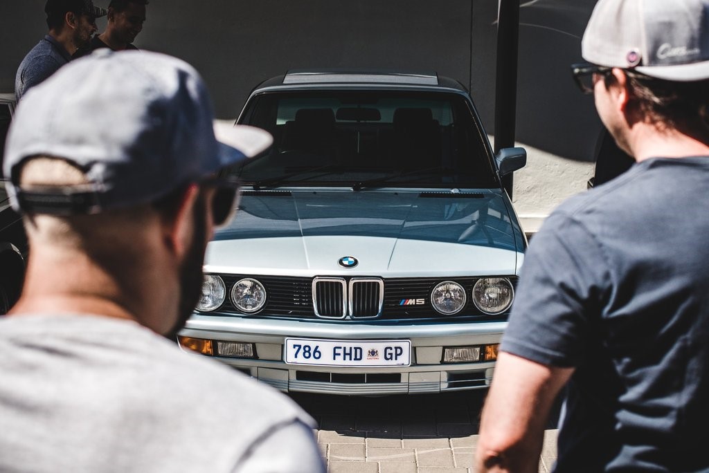 Centre of attention - this BMW (E28) M5 is immaculate.